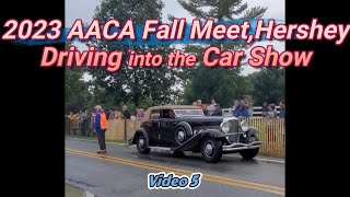 2023 AACA Fall MeetHershey Driving onto the Show Field Video 5 aaca hersheycarshow carshows [upl. by Kenji311]