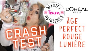 ⭐️BEAUTÉ 50⭐️ NOUVEAU ROUGE A LÈVRES ANTIÂGE L’ORÉAL 🌸TEAM DES BEAUTÉS MAJUSCULES🌸 [upl. by Igor]