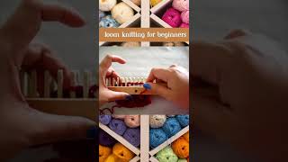 Quick Loom Knitting CastOff Tutorial knitting [upl. by Esiuolyram368]