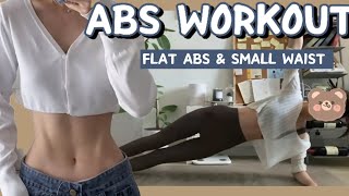 4 MIN BEST PLANK WORKOUT  GET SMALL WAIST [upl. by Narcis]