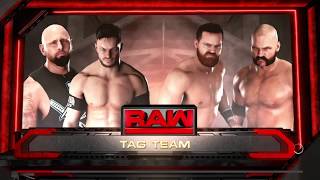 WWE 2K18 Finn BálorKarl Anderson VS Dash Wilder Scott Dawson Tag Match [upl. by Aisena217]