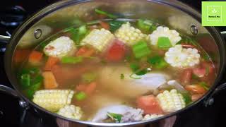 Caldo de Pollo con Verduras Nutritivo y Sabroso [upl. by Gosney]