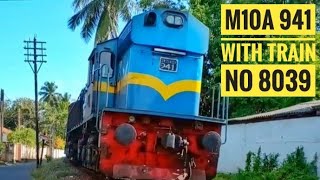 Matara  Kandy Express Train with Sri Lankan Railway Class M10A 941 😍💘  Indian Railway WDM3D [upl. by Htederem333]