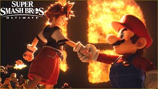 Super Smash Bros Ultimate Sora Reveal Trailer  Gameplay HD [upl. by Atterbury]