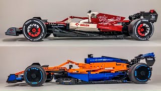 Cada C64005W Alfa Romeo F1 Team ORLEN vs Lego Technic 42141 McLaren F1 [upl. by Bari]