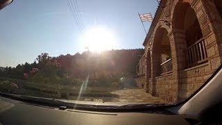 Agios Petros to Malevi Orthodox Monastery mountain road driving Greece  onboard camera [upl. by Larner]