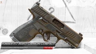 Kimber R7 Mako Carbon Compact Shooting Impressions [upl. by Ahsitak463]