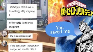 OP yn Prologue MHA x yn Texting Stories [upl. by Bortman]