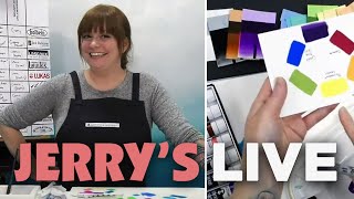 Jerrys LIVE Episode 187 All About Gouache [upl. by Stu]