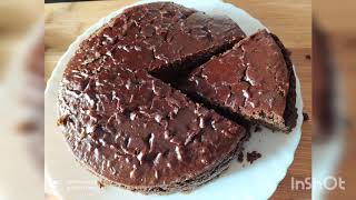 Healthy Whole wheat Chocolate Cake  without Sugar Maida Cake  With Jaggrey  8 inch Cake Recipe [upl. by Octavla]