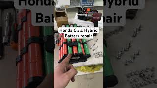 Honda Hybrid NiMH Battery repair nimh microsoldering refurbish automotive p1570 p1446 p0a7f [upl. by Weisbart]