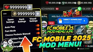 FC Mobile Mod Menu Apk V23003 Unlimited Money Unlimited Gems amp Unlimited FC Points Mod menu 2025 [upl. by Guillemette]