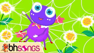 Incy Wincy Spider lyrics music with lead vocal  Nursery Rhymes  Ultra HD 4K Music Video [upl. by Hgielhsa211]