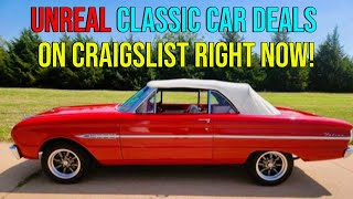 Best 13 Classic American Cars for Sale by Owners on Craigslist [upl. by Nailimixam]