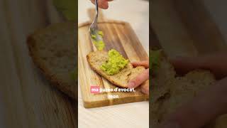 🥑 Tartine avocat et oeuf poché 🍳 recette cuisine avocat oeuf healthy brunch [upl. by Robbyn]