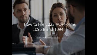 How to Print 2023 ACA Form 1095 B and 1094 B [upl. by Ataeb]