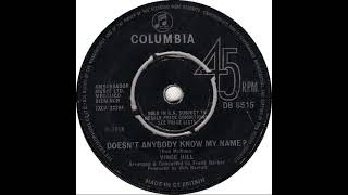 UK New Entry 1969 29 Vince Hill  Doesnt Anybody Know My Name [upl. by Nnel306]