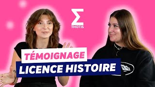 Témoignage étudiant  Licence Histoire [upl. by Rellim]