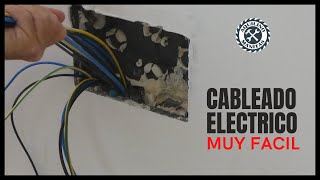 🔌Cableado ELECTRICO paso a paso MUY FACIL 🏠REFORMANDO mi CASA [upl. by Aurel652]