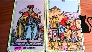 Combinaciones tarot con el REY de COPAS  ARCANOS MENORES DE COPAS Por TARA [upl. by Nirat48]