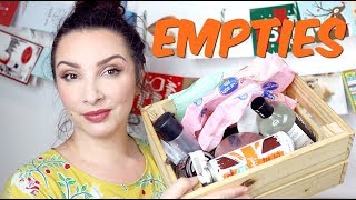 EMPTIES November amp December 2017  beauty products I have used up [upl. by Nivrad970]