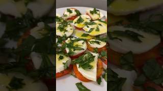 CAPRESE SALAD 🍅🍃 food salad [upl. by Ahsienor241]