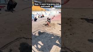 14 years long jump state gold medal 🥇 viral  jumper  athletics  army training  motivation [upl. by Malory515]