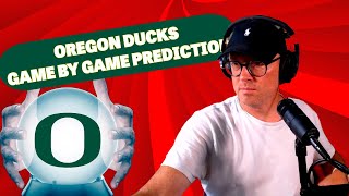 2024 OREGON DUCKS GAME BY GAME PREDICTION  COLLEGE FOOTBALL [upl. by Mapes]