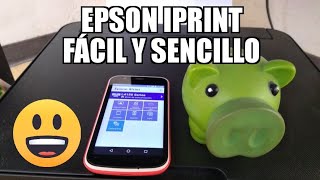 Epson iprint  como imprimir  escanear desde dispositivos móviles [upl. by Sandstrom]