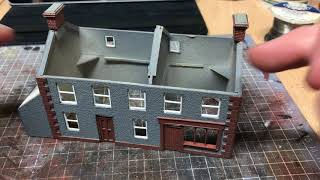 Building A OO Gauge Model Railway Scratch Build Series  18 Fitting The Roof [upl. by Gnni]