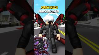 Cara membuat KANEKI KAKUJA di brookhaven Tokyo ghoul shorts [upl. by Jarin]