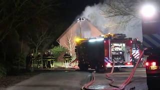 010 2020  Wouwse Plantage  Grote brand verwoest boerderij Wouwse Plantage [upl. by Nyad224]