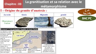 La granitisation et sa relation avec le métamorphisme 2bac pc شرح بالداريجة [upl. by Aihsile]