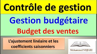 Budget des ventes  EXERCICE 4  Ajustement linéaire MCO amp Coefficients saisonniers [upl. by Tilda747]