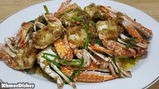 Stir Fried Crab with Garlic Recipe  Fried Sea Food [upl. by Reina]