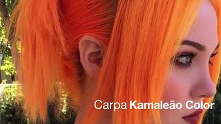 Cabelo Laranja Neon  Carpa Kamaleão Color  Chic Mix [upl. by Monti765]