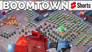 a BOOMTOWN solo  BOOM BEACH attack strategy gameplay amp animation [upl. by Arocet372]