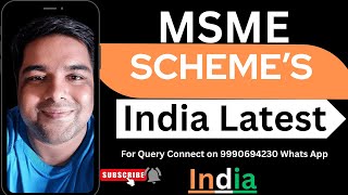 10 Latest Govt Schemes for MSME in India [upl. by Esilana534]