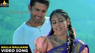 Sye Songs  Nalla Nallaani Kalla Video Song  Nithin Genelia  Sri Balaji Video [upl. by Anidan711]