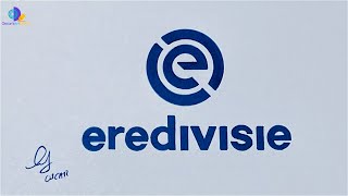 SPORTS 33 Drawing Logo of Eredivisie  Dutch Netherlands [upl. by Anirhtak253]