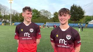 FC Isle of Man 2 vs Holker Old Boys 1  Postmatch with Nathan Cardy and Jamie Corlett [upl. by Peppi]