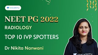 Radiology Top 10 IVP spotters  NEET PG 2022  Dr Nikita Nanwani [upl. by Velvet800]