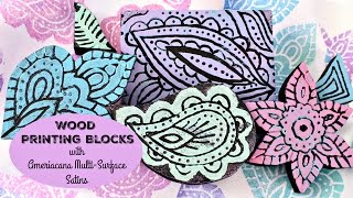 HOW TO Wood Printing Blocks [upl. by Asoramla]