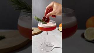 smoked rosemary negroni sour cocktail [upl. by Field]