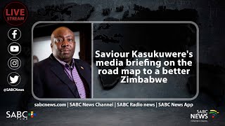 Saviour Kasukuweres media briefing ahead of Zimbabwe elections [upl. by Idnew]