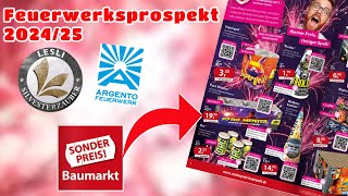 Das Sonder Preisbaumarkt Feuerwerksprospekt 202425 mit Albert Argento und Co [upl. by Stacie]