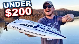 Best BRUSHLESS RC Boat Under 200 of 2022  UDIRC UDI005 [upl. by Rubma560]