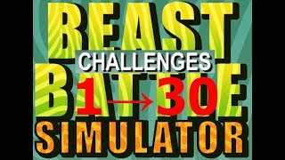 Beast Battle Simulator Challenges 1→30 [upl. by Ennovehs579]