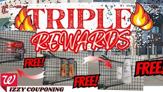 Unbelievable😱TRIPLE REWARDS  Walgreens Couponing 03100316 fyp new shopping coupon cupones [upl. by Dulce]