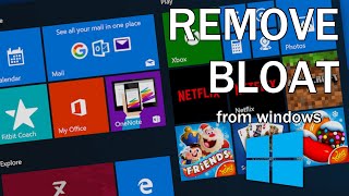 How to debloat Windows 10 amp 11 [upl. by Letram]